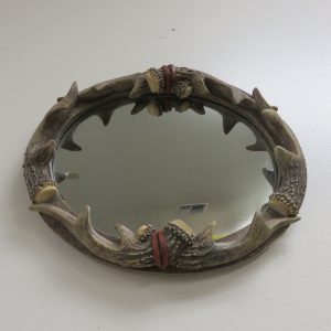 Faux Antler Decorative Mirror A-102W