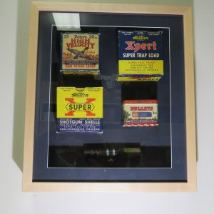 Shotgun Packages in Shadow Box Wall Art.  A-103W