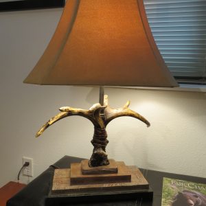 Lamp- Faux Antler w/ Shade for sale.  A-104LA