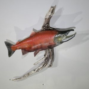 Sockeye Salmon Taxidermy mount for sale.  F-103SS