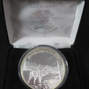 Les Kouba Medal "Moose Family Up North"