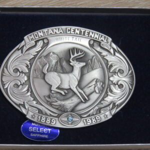 Montana Centennial Whitetail Belt Buckle A-131WT