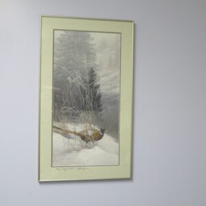 "Color In The Snow" Stephen Lyman LE, signed print.  A-111FR