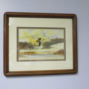 Canadian Geese Original Watercolor painting by Peter Brunson.  A-118PB