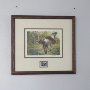 Ducks Unlimited Framed Print and Stamp LE Signed for sale.  A-123DU
