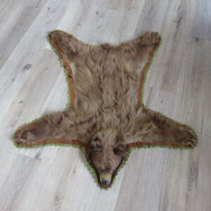 Black Bear taxidermy rug for sale.  B-145R